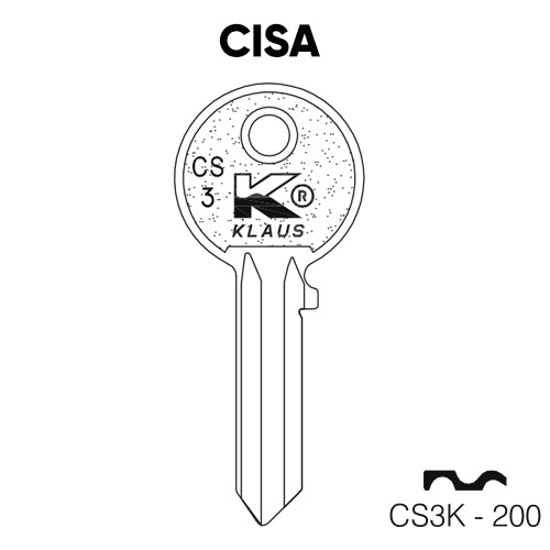 Llave Tipo Cisa - CS3K