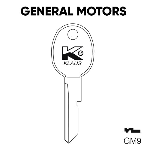 Llave Tipo General Motors - GM9
